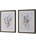 Delicate Flowers Framed Prints Set of 2