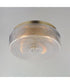 Kasbah 4-Light Flush Mount Satin Brass