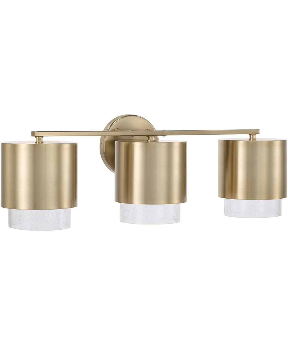 Weller 3-Light Vanity Matte Brass