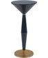 Luster Navy Blue Accent Table