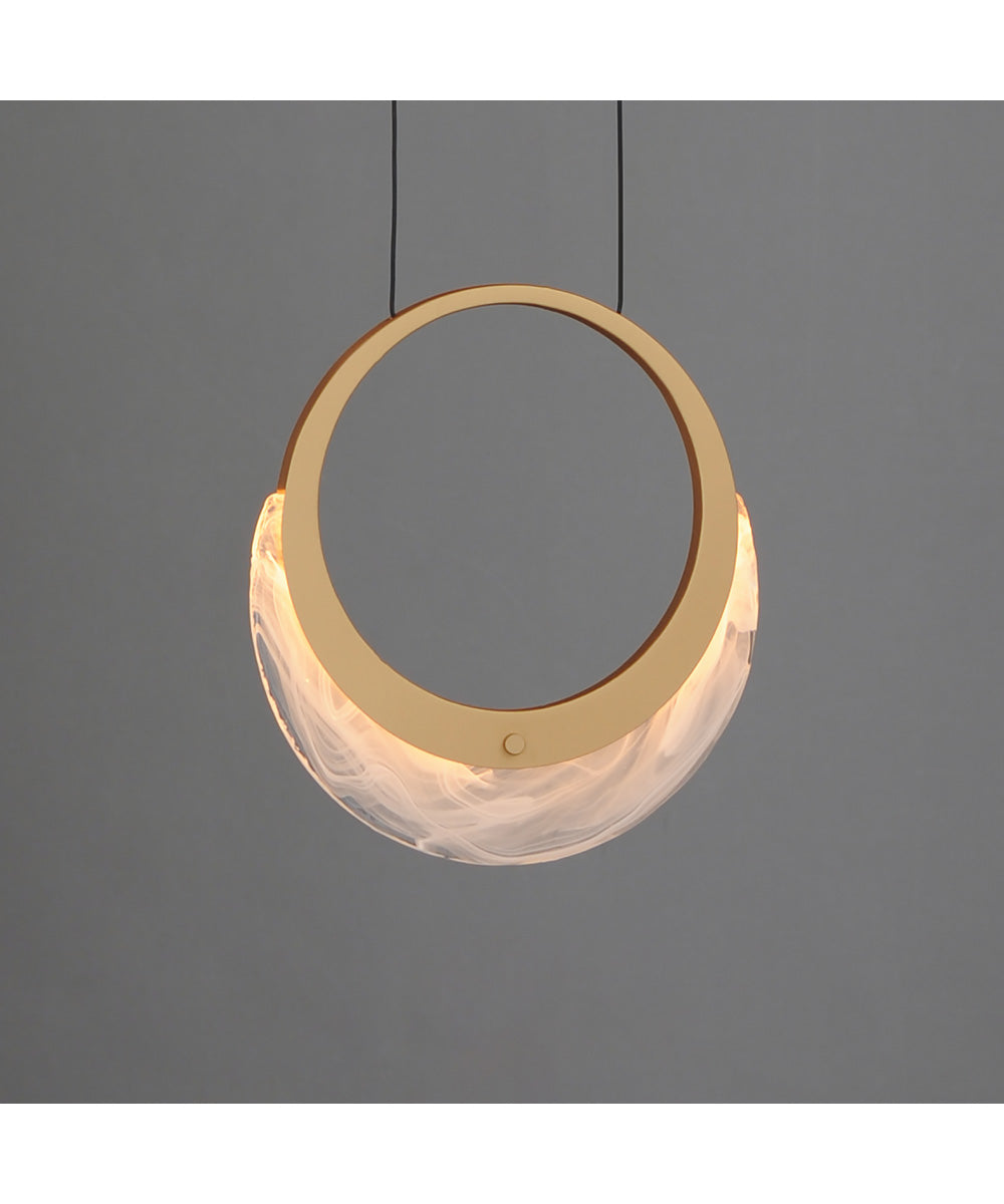 Lyra 1-Light LED Pendant Gold