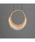 Lyra 1-Light LED Pendant Gold