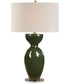 Curhan Green Glaze Table Lamp