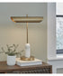 Rowleigh Marble Desk Lamp Gold/White