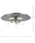 Trimble 3-Light 18" Flush Mount Brushed Nickel