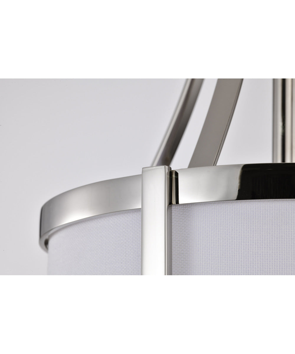 Easton 1-Light Pendant Polished Nickel