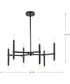 Arya 12-Light Chandelier Matte Black