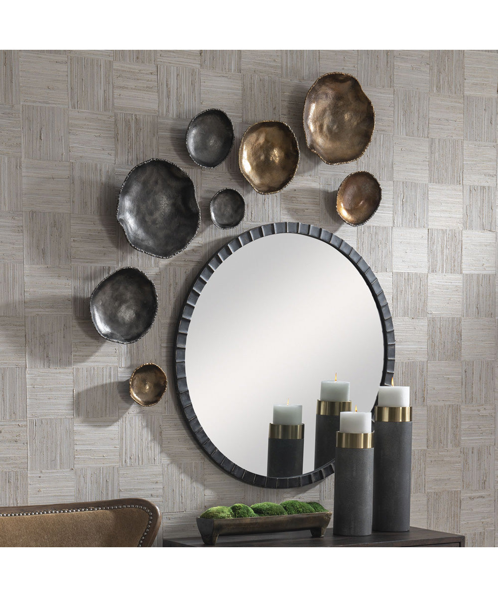 Lucky Coins Nickel Wall Decor, Set of 4