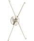 Pivot LED 4-Light Semi-Flush or Wall Mount Fixture Burnished Nickel