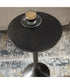 Accent Table in Raw Dark Brown