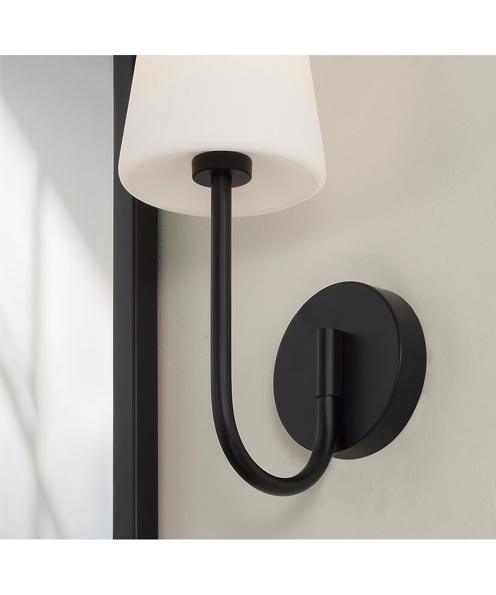 Averitt 1-Light Sconce Matte Black