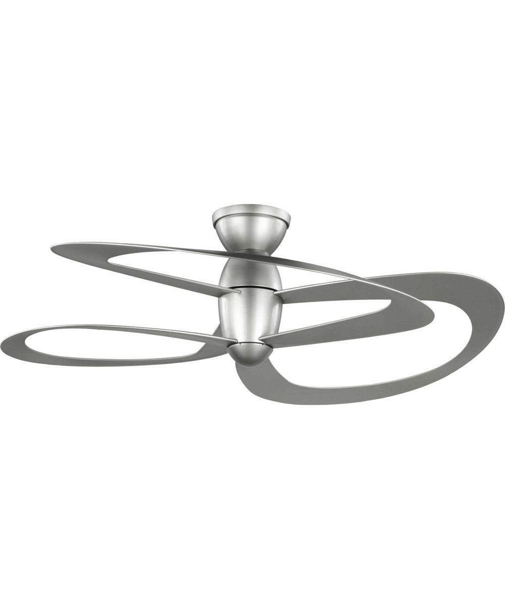 Willacy 3-Blade 48-Inch DC Motor Contemporary Ceiling Fan Painted Nickel