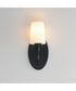 Durham 1-Light Sconce Black