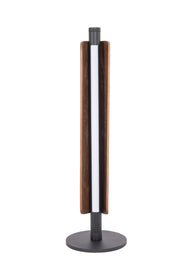 Cameron 1-Light Lighting Flat Black/Walnut
