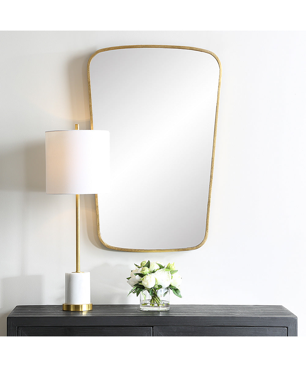 22x34" Wall Mirror with Gold Leaf