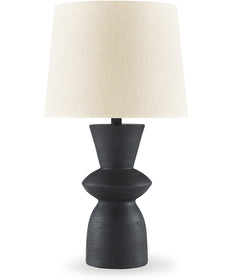 Scarbot Paper Table Lamp Set of 2 Distressed Black