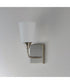 Hudson 1-Light Sconce Satin Nickel