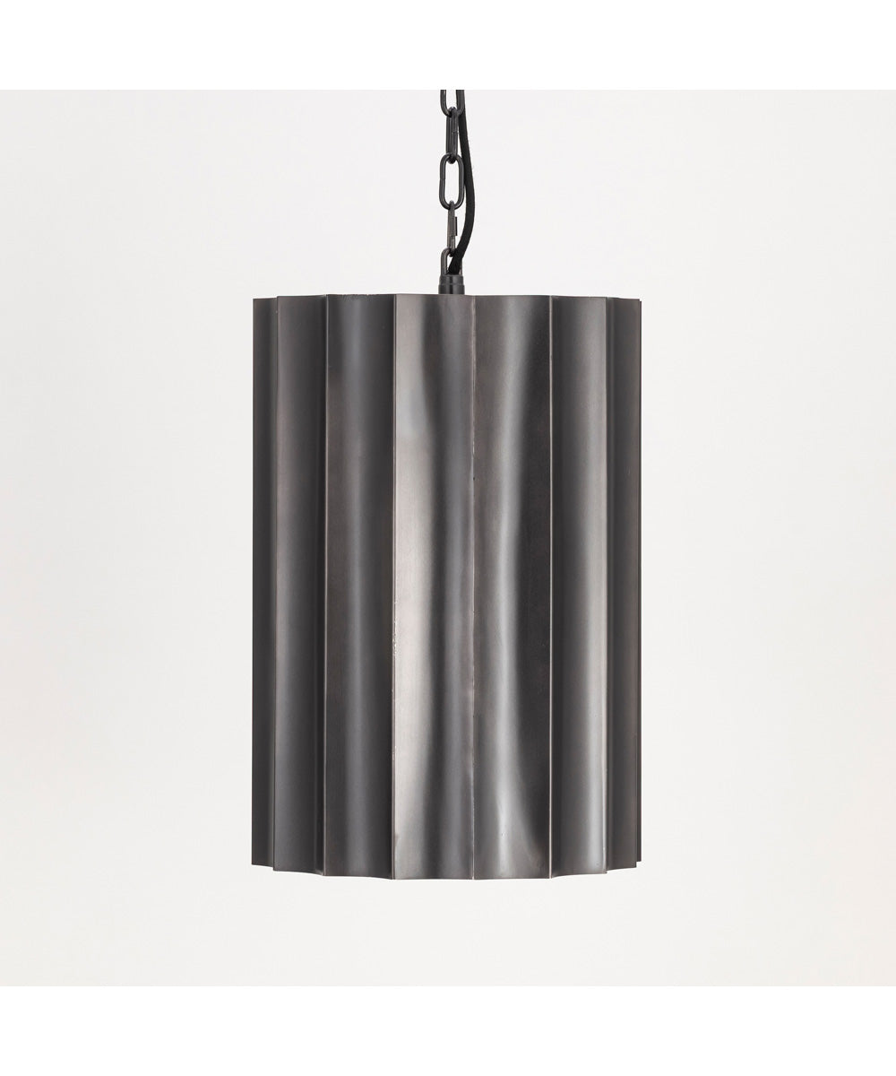 Allegra Small 1-Light Pendant Gunmetal / Gold