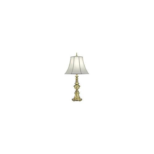31"H 1-Light 3-Way Table Lamp Satin Brass