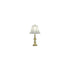 31"H 1-Light 3-Way Table Lamp Satin Brass