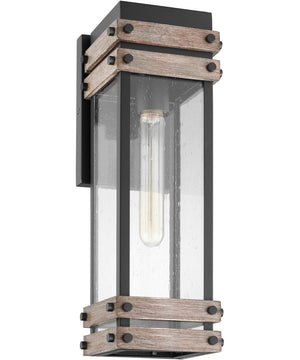 Homestead 1-Light Outdoor Black / Wood