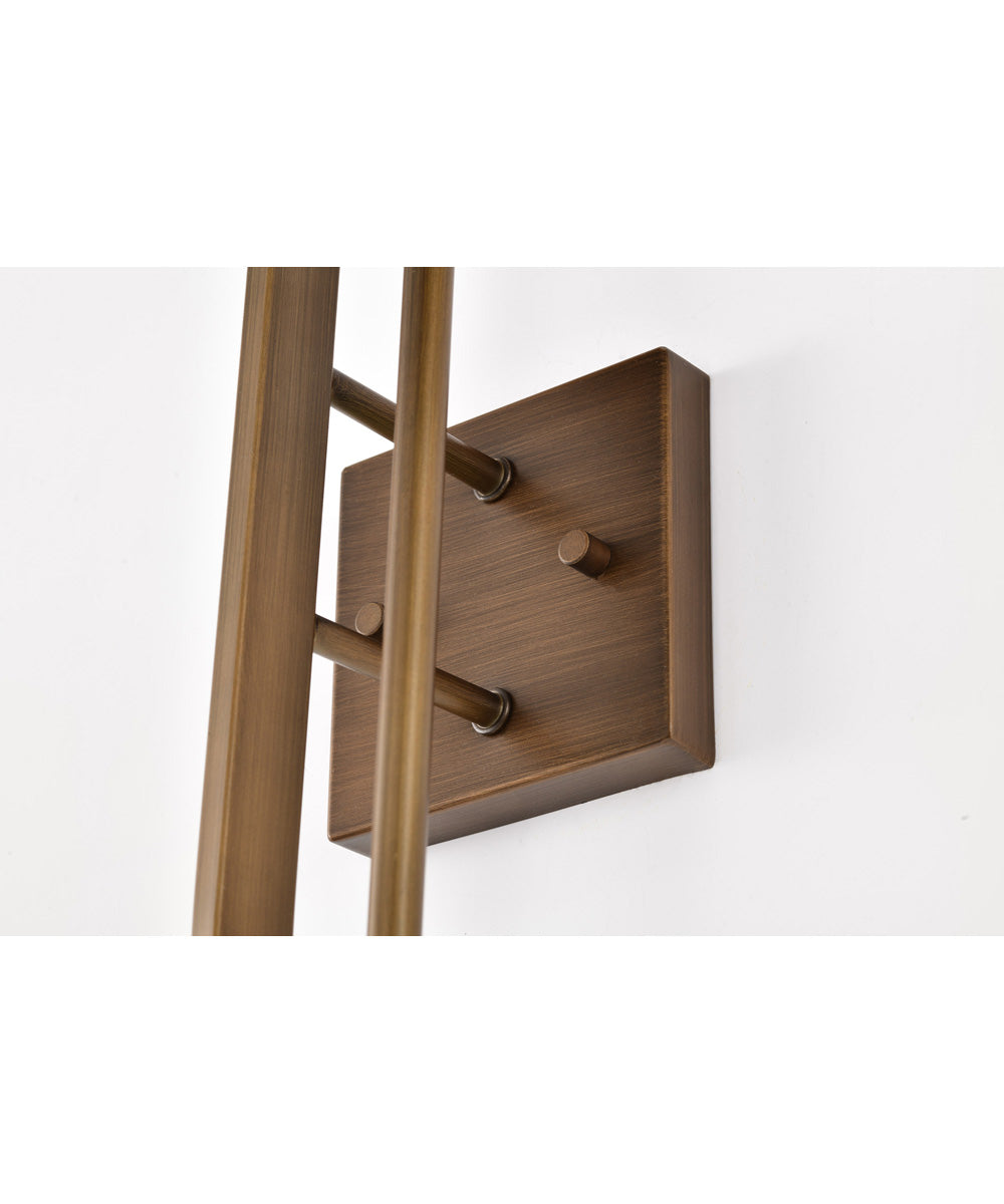 Terrace 1-Light Vanity & Wall Natural Brass