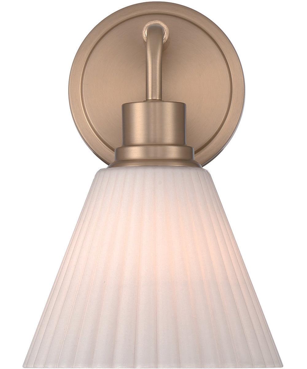 Pleated II 1-Light Lighting Premium Bronze