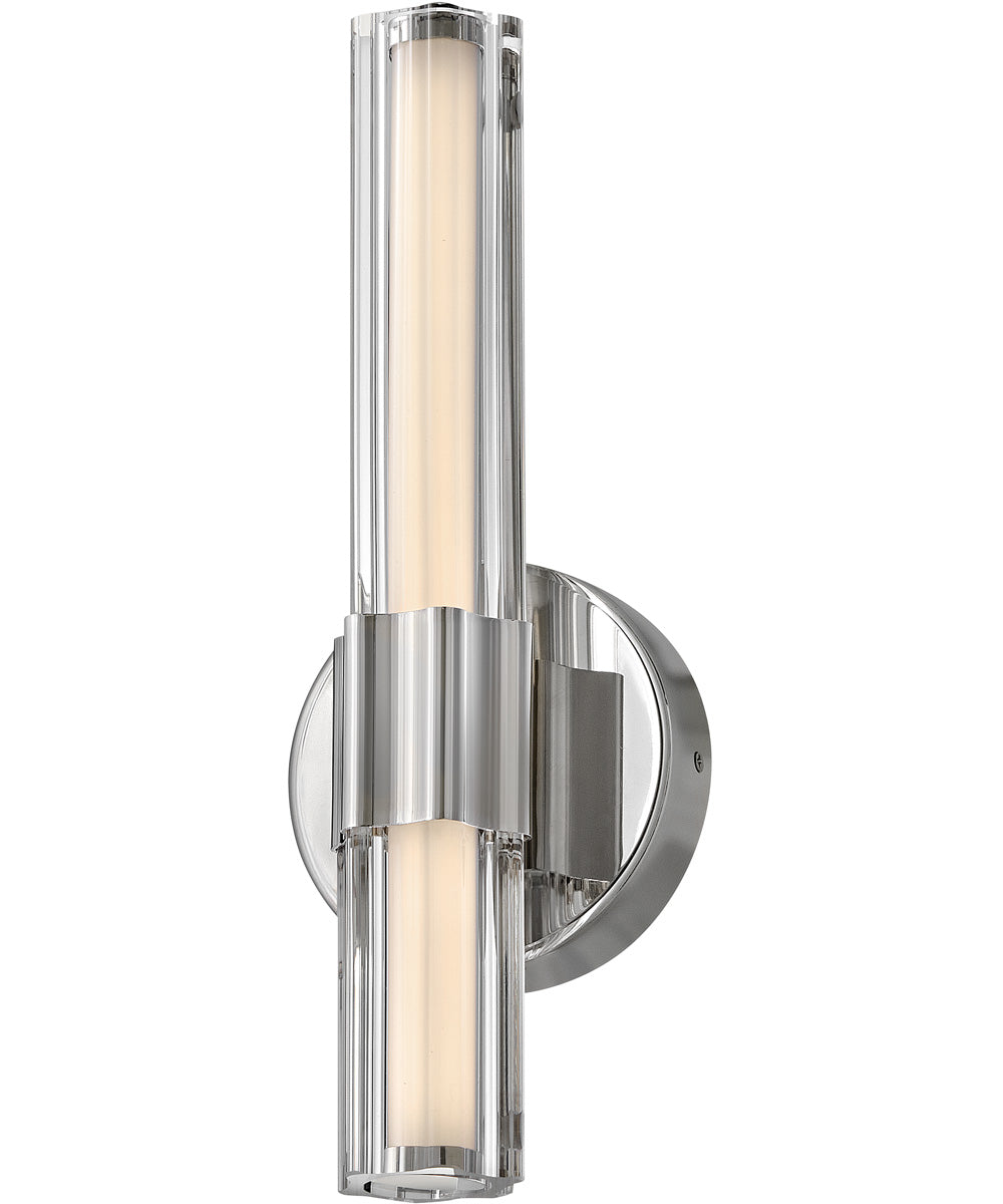 Georgette LED-Light Medium LED Sconce in Polished Nickel