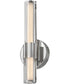 Georgette LED-Light Medium LED Sconce in Polished Nickel