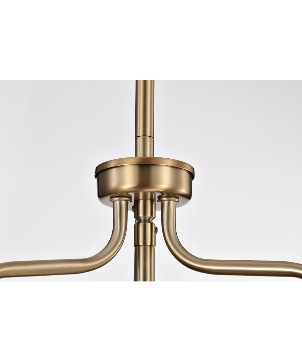 Yorktown 1-Light Pendant Burnished Brass