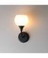 Neve 1-Light Wall Scone Black