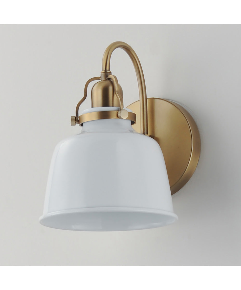 Hollis 1-Light Sconce Natural Aged Brass
