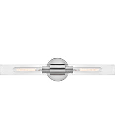 Shea 2-Light Large Two Light Vanity in Chrome