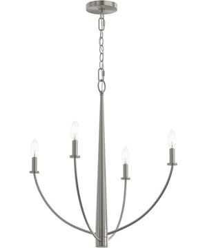 Jheni 4-Light Medium Chandelier Brushed Nickel