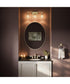 Reines 3-Light Bath Vanity with Clear Glass Shades Brushed Gold