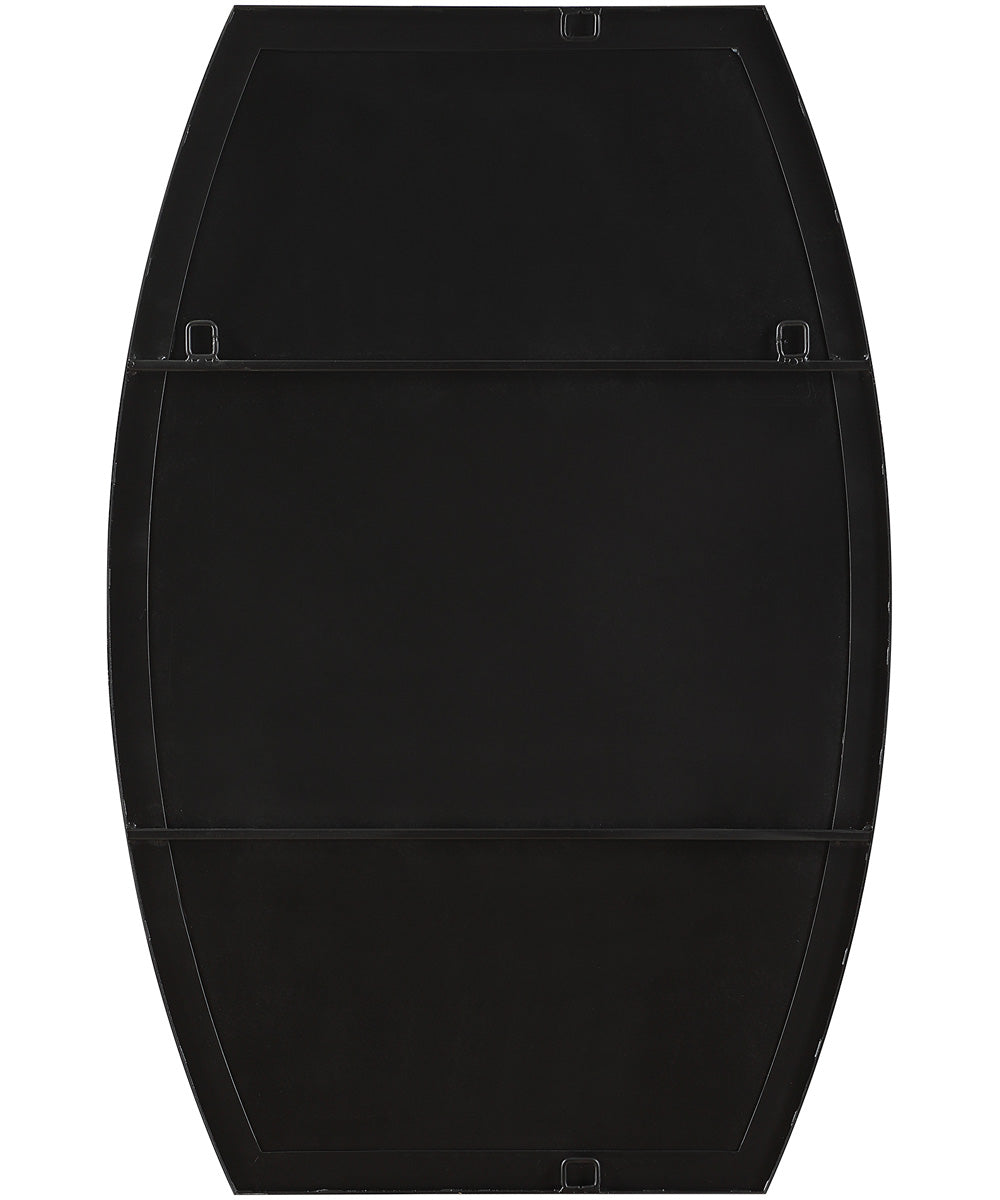 24x36" Wall Mirror Matte Black