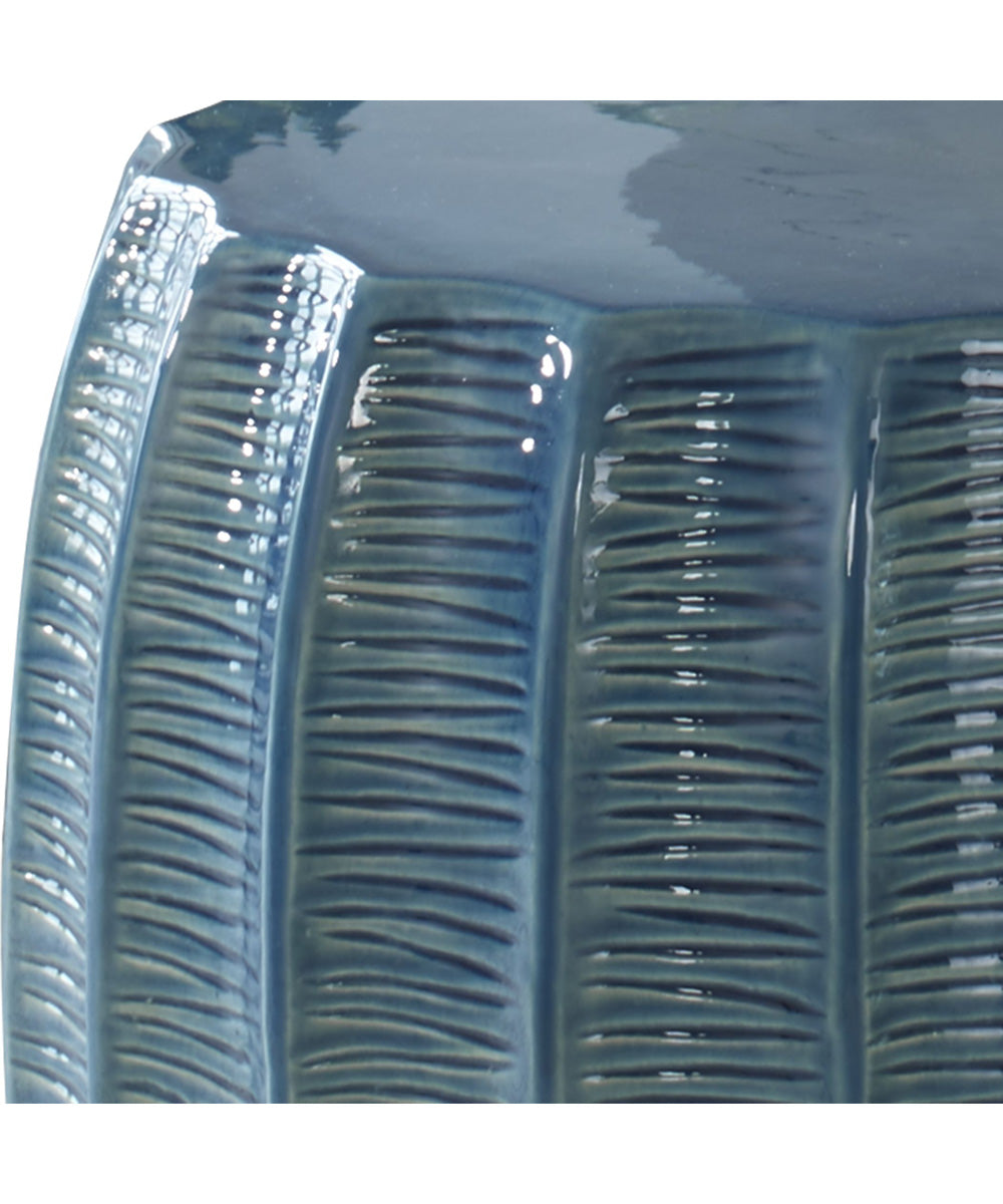 Harbor Aque Blue Garden Stool