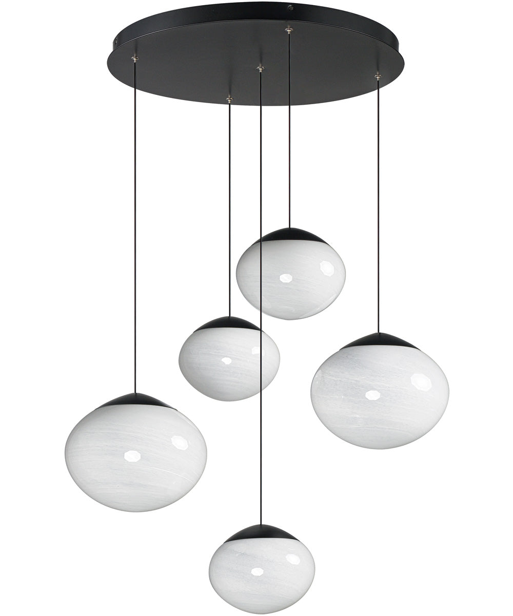 Nimbus LED 5-Light Pendant Black