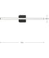 Phase 4 32 in. Large Modern Integrated 3CCT Integrated LED Linear Vanity Light Matte Black