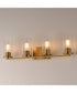 Livingston 4-Light Bath Vanity Natural Aged Brass