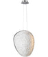 Moonscapes Single LED Pendant Polished Chrome