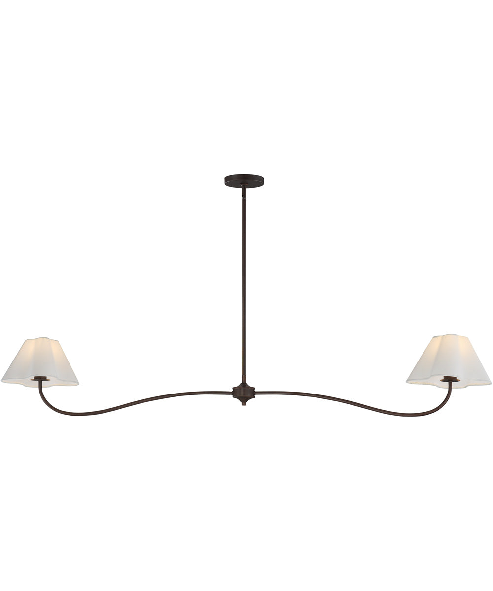 Saxon 2-Light Pendant Oil Rubbed Bronze