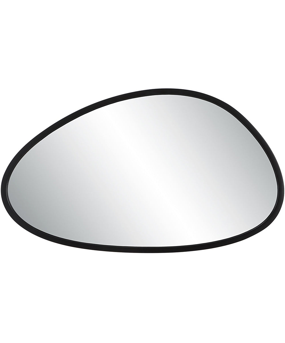 21x36" Wall Mirror Matte Black