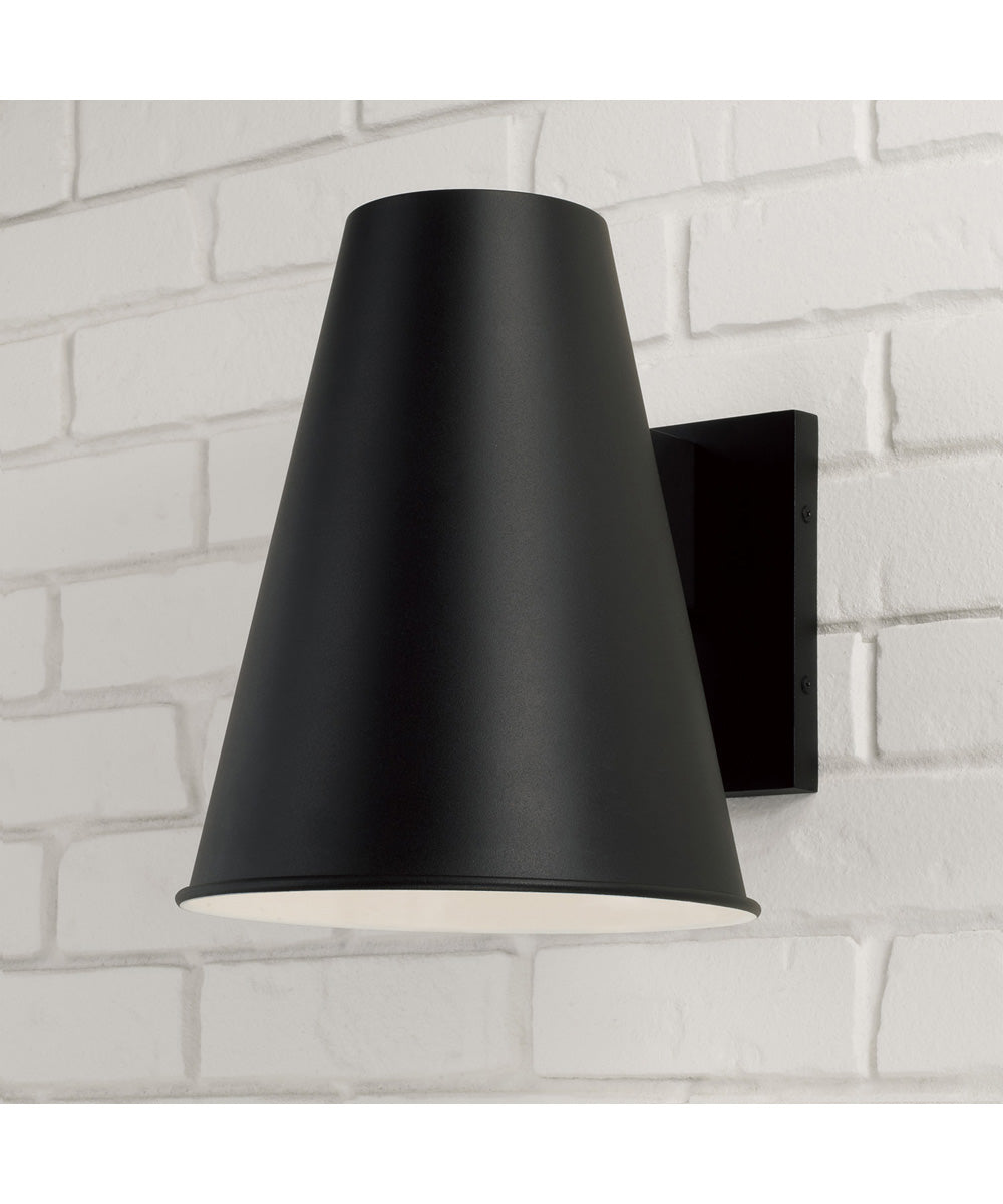 Yardley 1-Light Outdoor Wall-Lantern Black