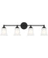 Bronson 4 Light Vanity Matte Black