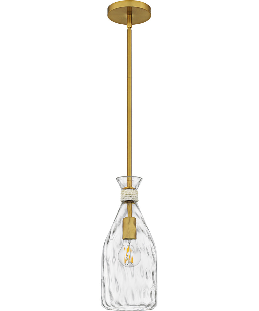 Quoizel Piccolo Pendant Small 1-light Mini Pendant Brushed Gold