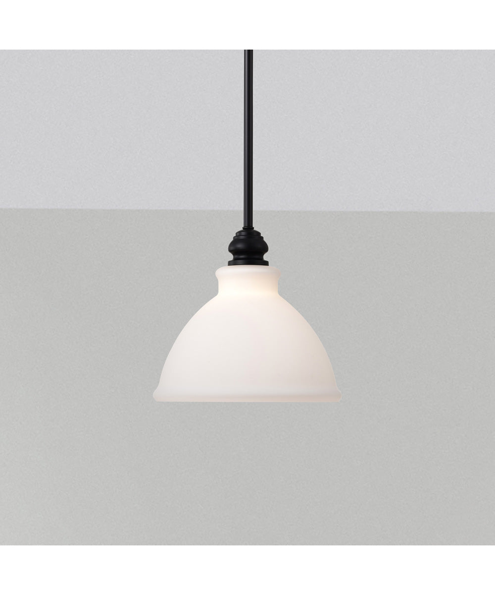 Russel 1-Light Pendant Matte Black