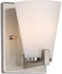 Royale 1-Light Vanity & Wall Brushed Nickel