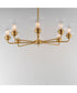 Acadia 8-Light Chandelier Natural Aged Brass
