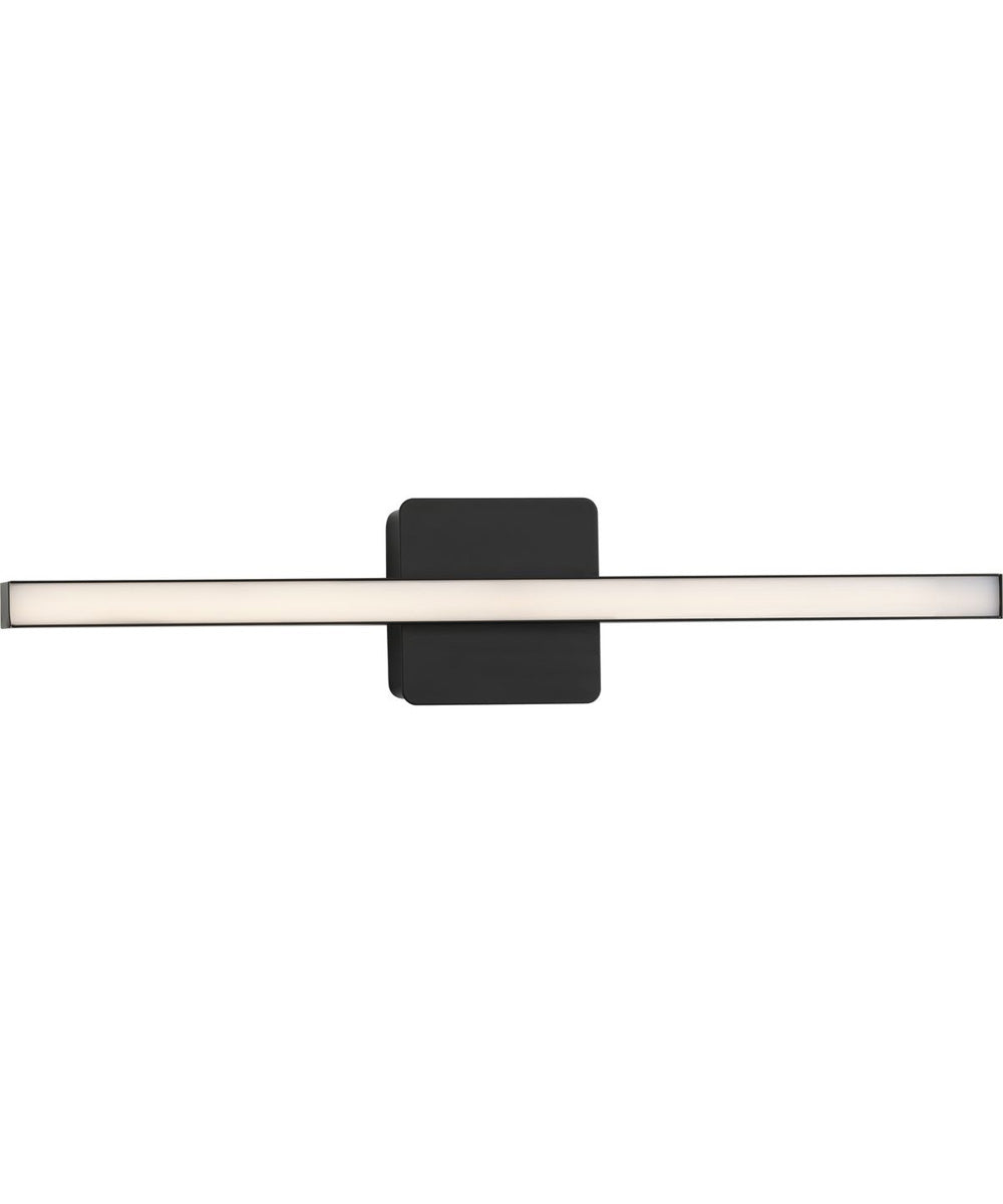 Phase 4 24 in. Medium Modern Integrated 3CCT Integrated LED Linear Vanity Light Matte Black